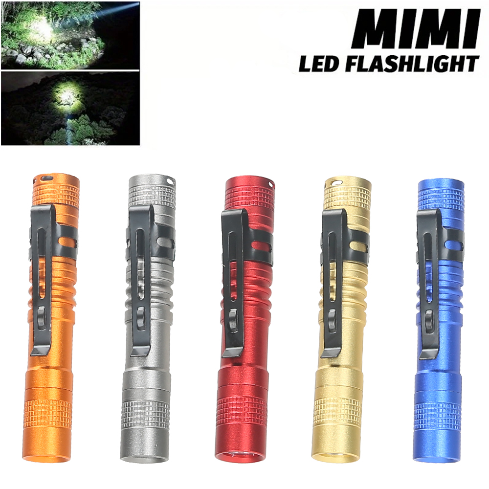 Outdoor Lighting Ideas - ミニポータブル LED ペンライト クリップ付き 超高輝度 高ルーメン