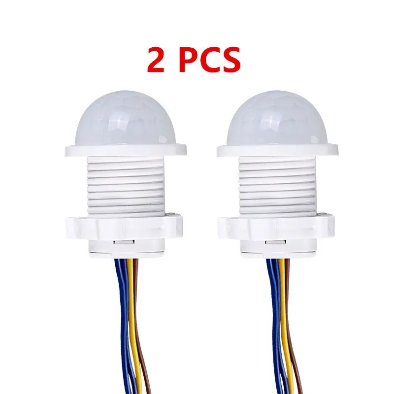 Outdoor Lighting Timer Switch - AC110-240V 自動センサーライトスイッチ LED PIR 赤外線モーションセンサー検出ミニ LED