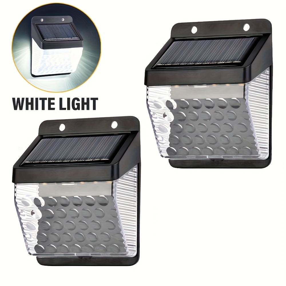 Outdoor Lighting Sensor - LED ソーラーライト PIR モーションセンサーウォールライト屋外ソーラーランプ防水太陽光発電太陽光街路灯庭の装飾