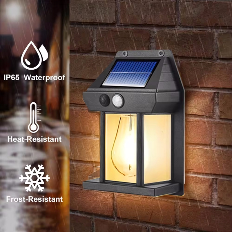 Outdoor Lighting Driveway - 屋外ソーラーランプ,防水,壁照明,庭の装飾,タングステン電球,太陽光,通路,フェンスランプ,庭,洗濯機