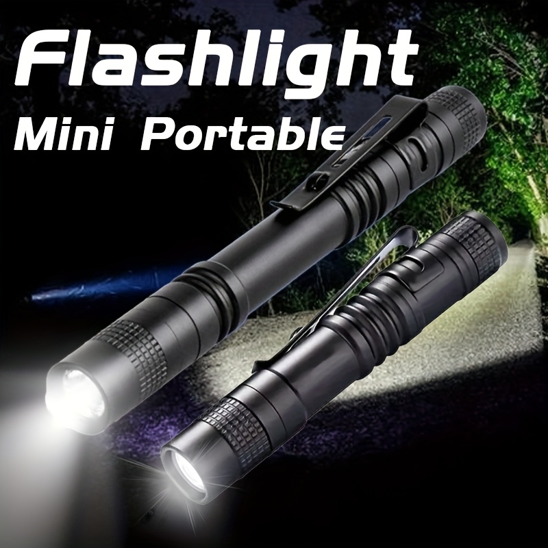 Outdoor Lighting Ideas - ミニポータブルLED懐中電灯ポケット超明るい高ルーメンハンドヘルドペンライトlinterna ledトーチキャンプ屋外緊急用