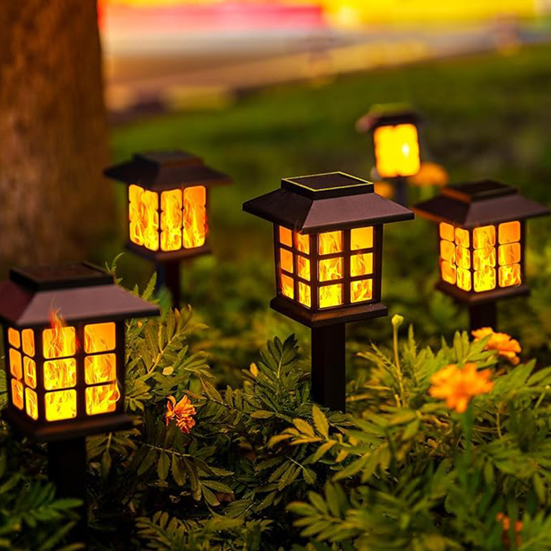 Outdoor Lighting Pathway - 1-10 個ソーラーパスウェイライト屋外ソーラーランプ防水景観照明庭庭パティオ歩道私道キャンプデコ用