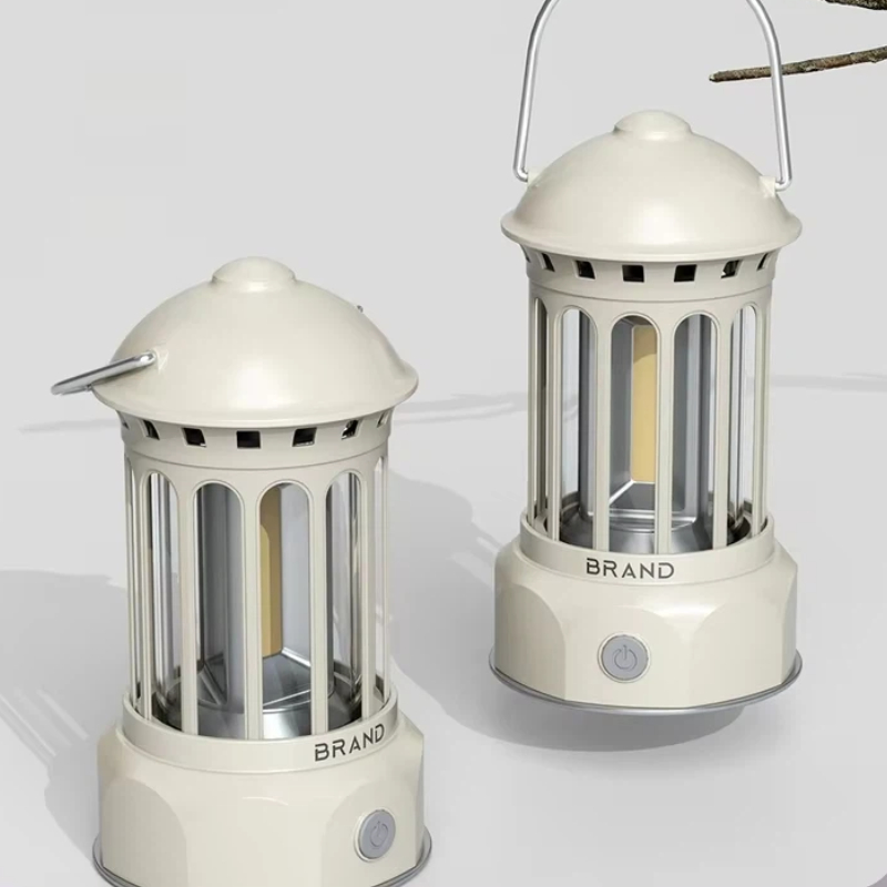 Outdoor Lighting Battery - 汎用レトロ屋外キャンプランタンポータブル Cob テントライト無段階調光タイプ C 高速充電長期耐久性キャンパーへのギフトに最適