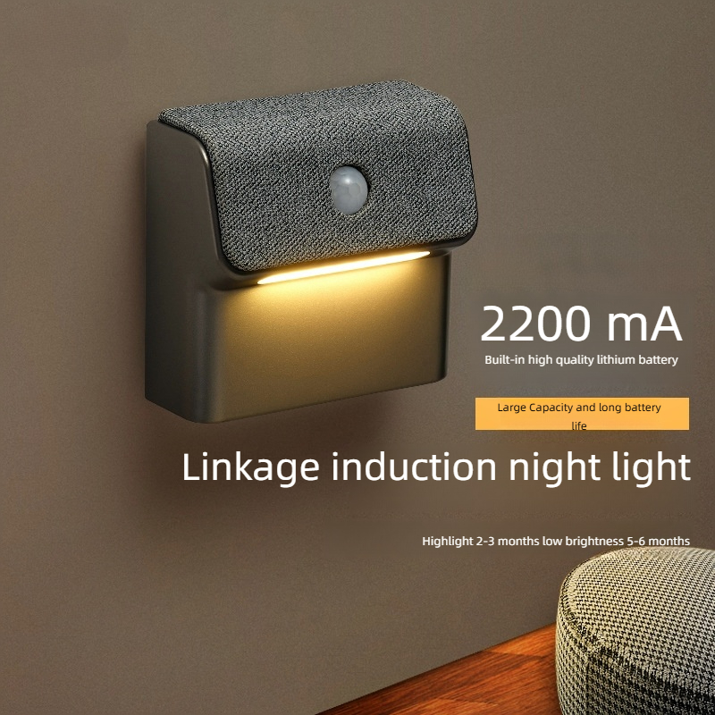 Outdoor Lighting Timer Switch - スマートモーションセンサーウォールライト - 2200mAh USB-C急速充電、3段階の明るさ調整可能、複数デバイス接続、屋内/屋外セキュリティ照明に最適