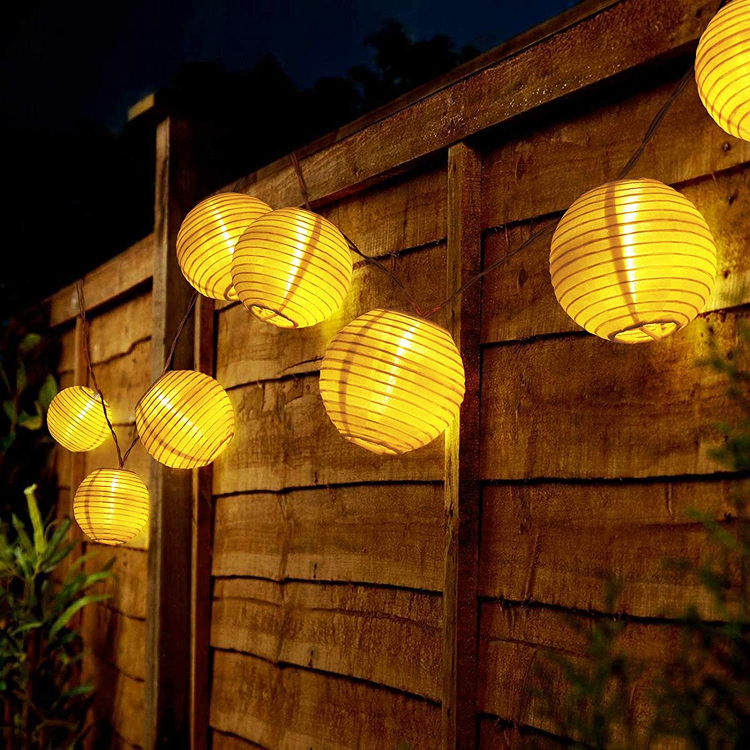防水ソーラーランタン,6.5m,30 LED,屋外,庭の装飾 - Outdoor Lighting Driveway のレビューと価格