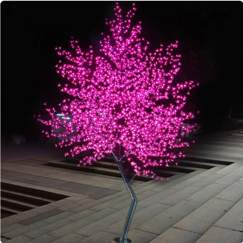 防水人工 LED 桜ナイトライト 1.5 メートル-3 メー - Outdoor Lighting Tree のレビューと価格