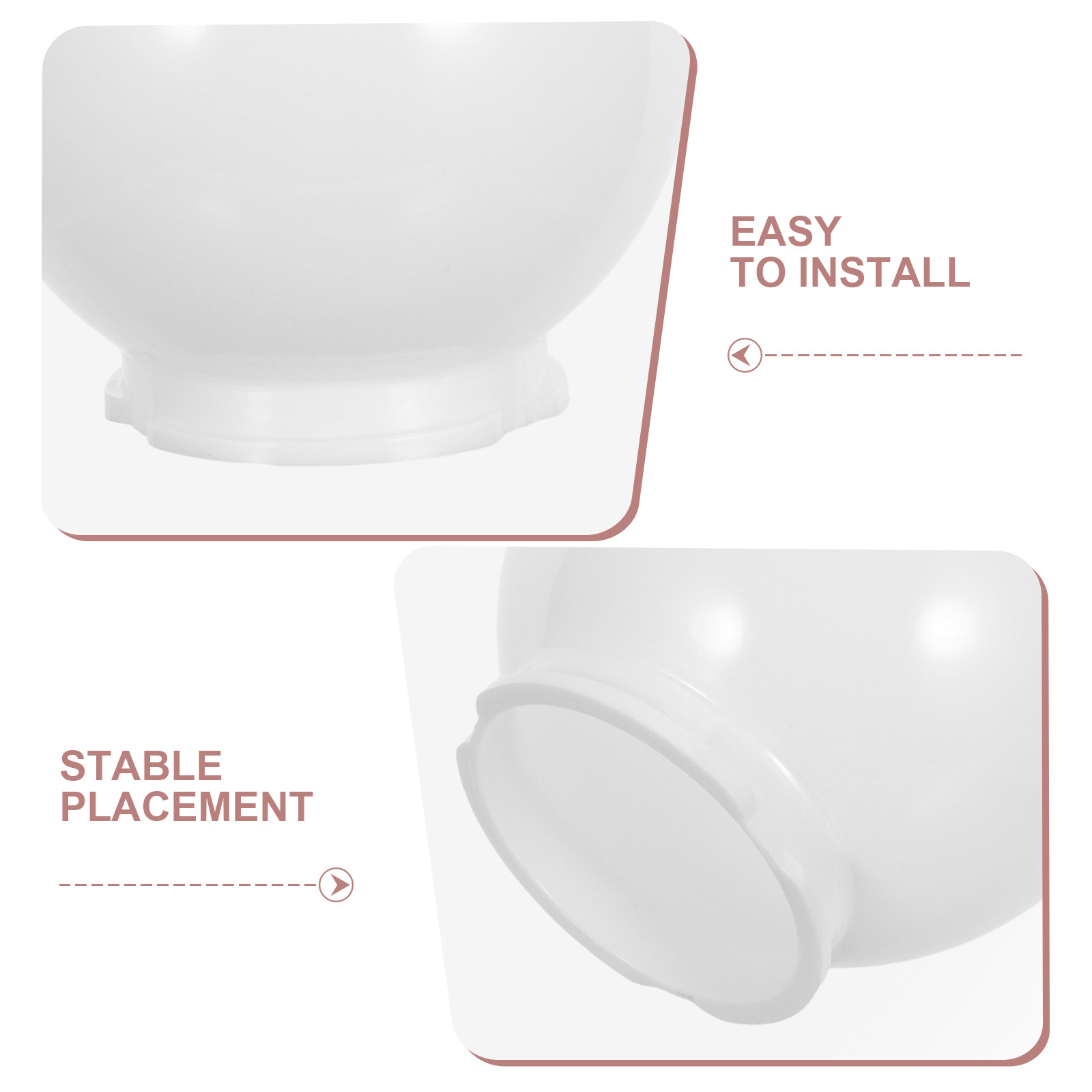 2個入り屋外用球形ランプシェード、白いモダンな交換用ランプカ - Outdoor Lighting Patio のレビューと価格