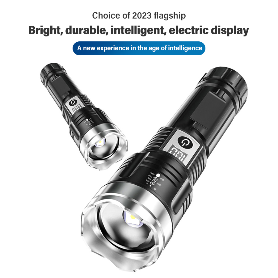 ハイパワー 200000LM LED 懐中電灯内蔵バッテリー - Outdoor Lighting Battery のレビューと価格