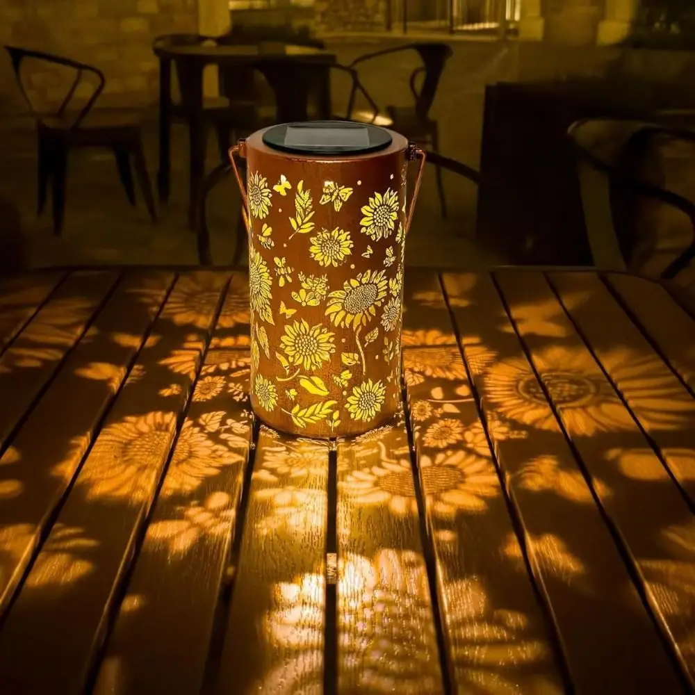 ひまわりライトとシャドウライト防水屋外ライトソーラーパワーで - Outdoor Lighting Patio のレビューと価格