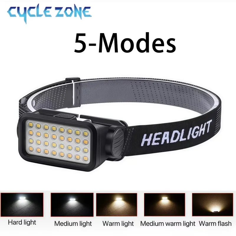充電式ヘッドランプ 32 LED 5 モード調整可能なヘッド - Outdoor Lighting At Lowe'S のレビューと価格
