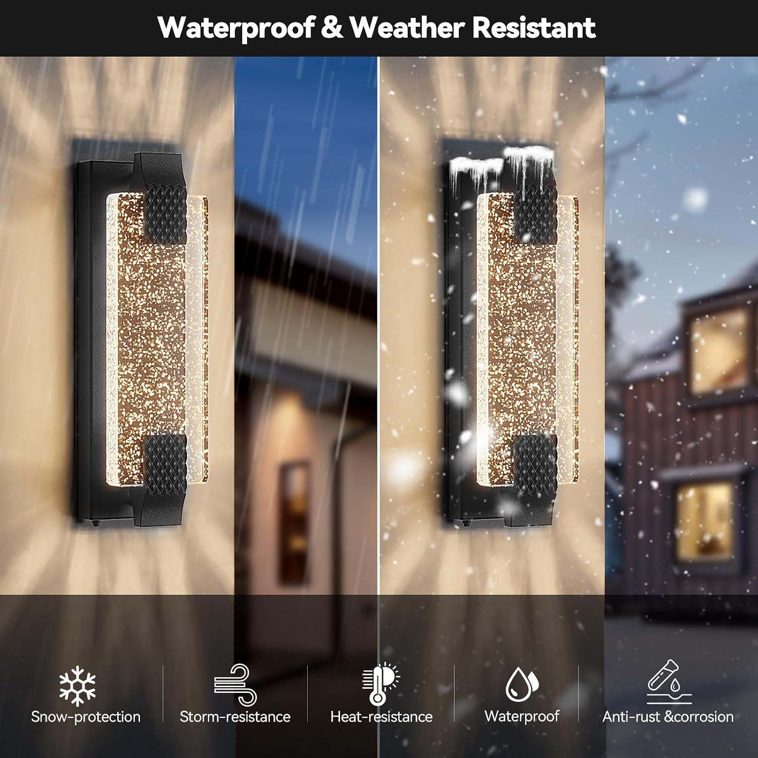 15.7インチLED屋外ポーチライト、夕暮れから夜明けまで点 - Outdoor Lighting Sensor のレビューと価格