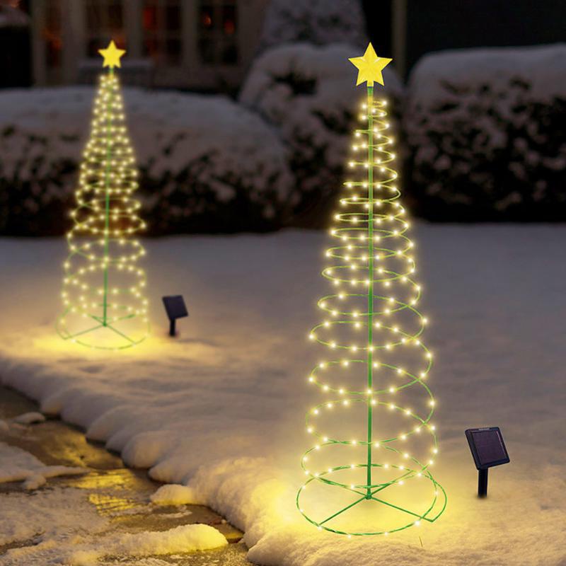 1 個屋外防水ソーラー Led クリスマスツリー装飾太陽光発 - Outdoor Lighting Tree のレビューと価格