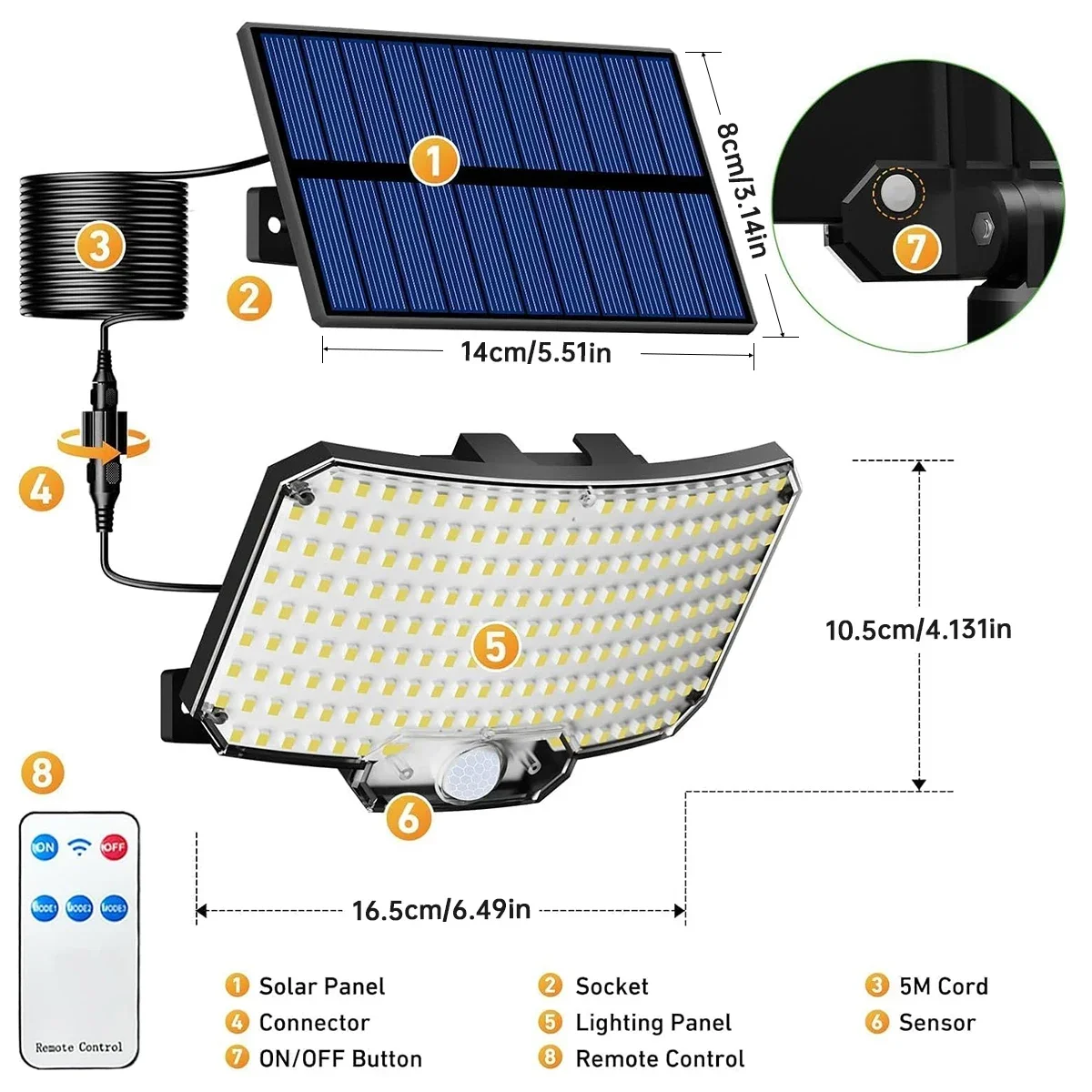 234LED ソーラー屋外ライト モーションセンサー 超高輝 - Outdoor Lighting Patio のレビューと価格
