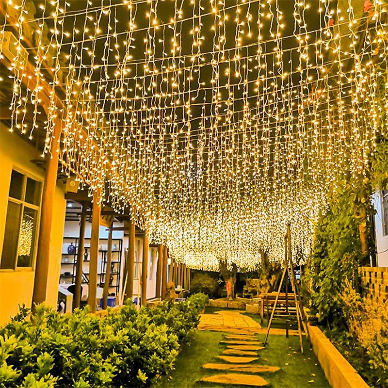 屋外 LED ストリングライトガーランド 10 メートル防水 - Outdoor Lighting Driveway のレビューと価格