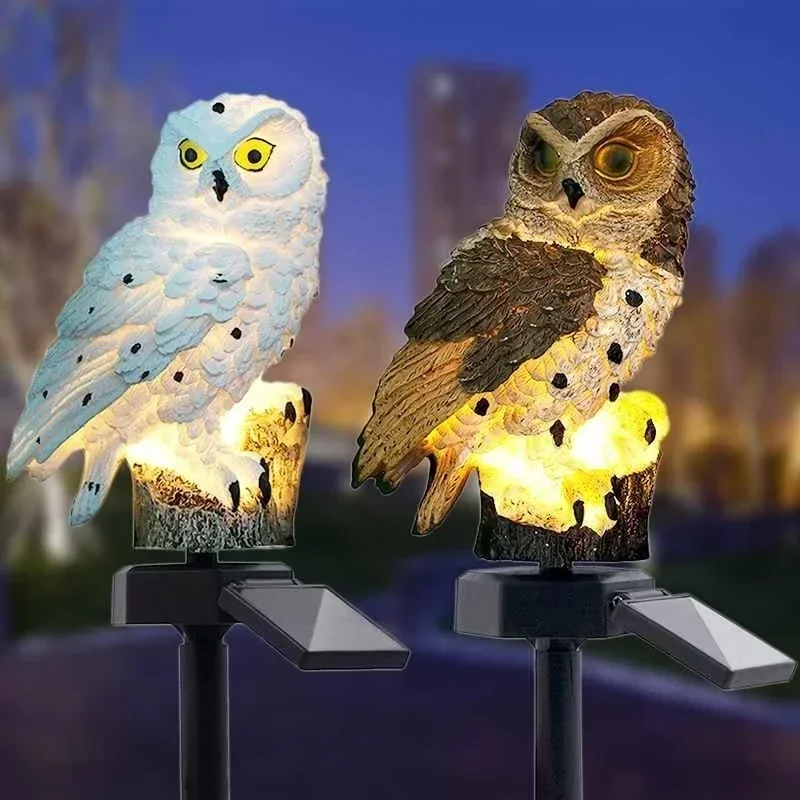 フクロウの太陽光発電の芝生のフロアランプ,防水,景観照明,庭 - Outdoor Lighting Gazebo のレビューと価格