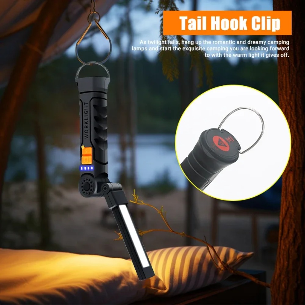 ポータブル COB LED 懐中電灯 USB 充電式トーチ、 - Outdoor Lighting Ideas のレビューと価格