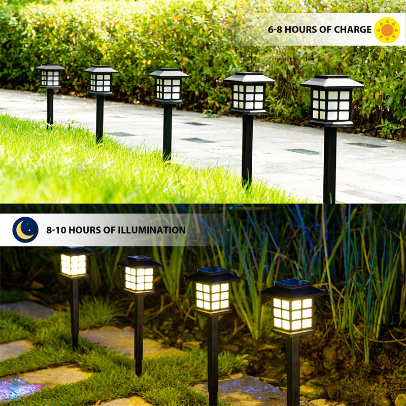 1-10 個ソーラーパスウェイライト屋外ソーラーランプ防水景 - Outdoor Lighting Pathway のレビューと価格