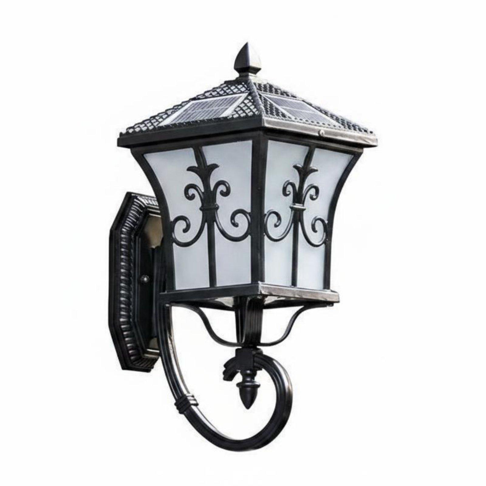 ソーラーLED屋外壁掛けランプ エレガントなランタン 防水ガ - Outdoor Lighting Patio のレビューと価格