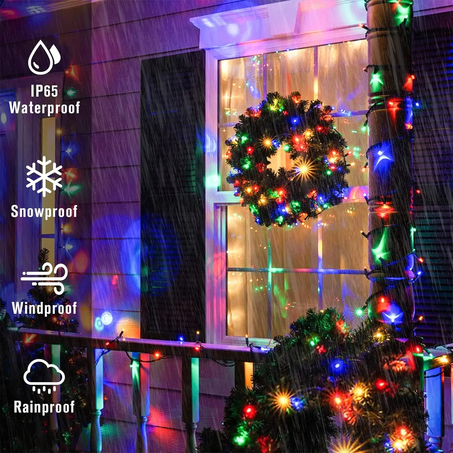 防水ソーラーLEDストリングライト,星空,大気,クリスマス, - Outdoor Lighting Driveway のレビューと価格