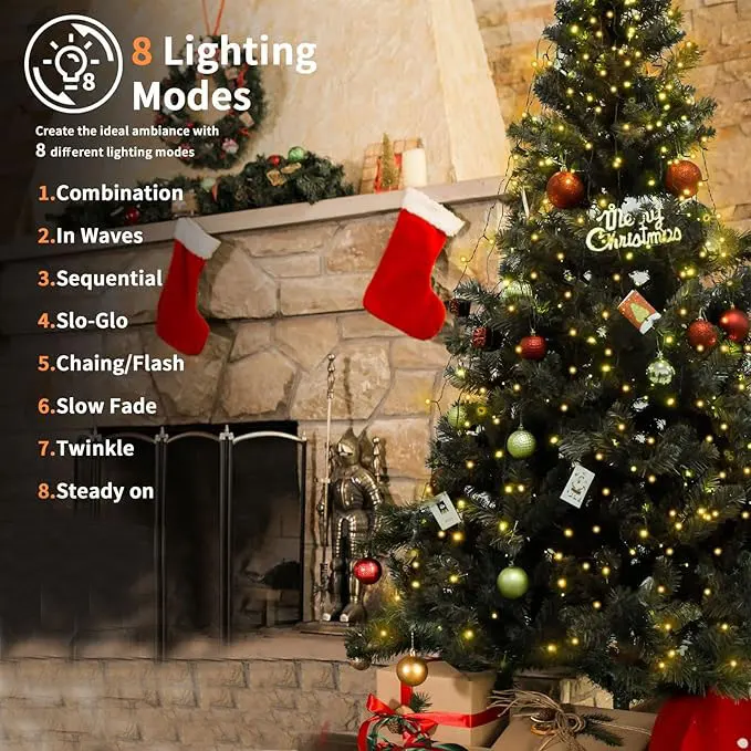 LEDクリスマスツリーライト 新年ガーランドストリング パテ - Outdoor Lighting Tree のレビューと価格