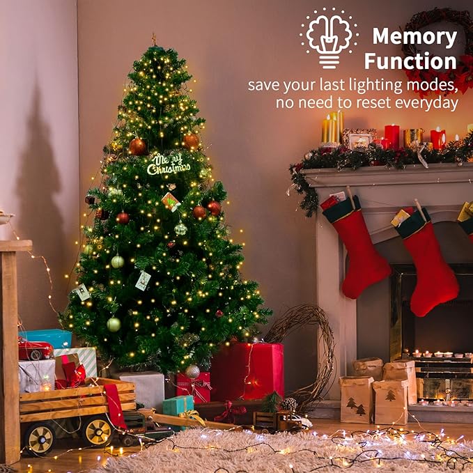 LEDクリスマスツリーライト 新年ガーランドストリング パテ - Outdoor Lighting Tree のレビューと価格
