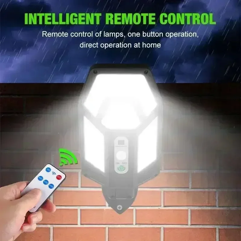 12000LM強力ソーラーウォールランプ、リモコン付き屋外I - Outdoor Lighting Ideas のレビューと価格