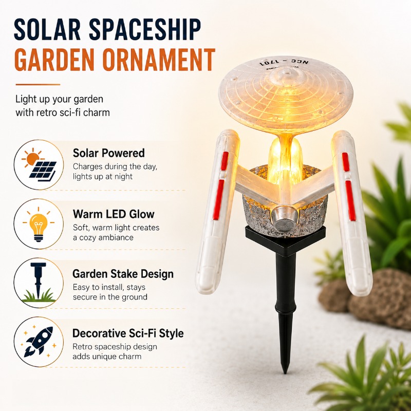 スタートレック USS エンタープライズ ソーラーガーデンス - Outdoor Lighting Gazebo のレビューと価格