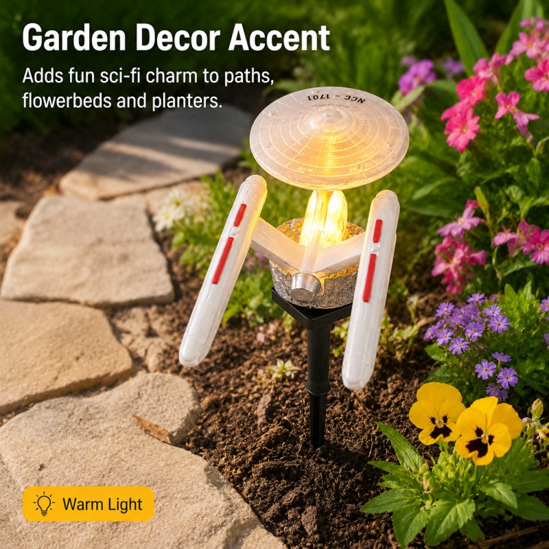 スタートレック USS エンタープライズ ソーラーガーデンス - Outdoor Lighting Gazebo のレビューと価格
