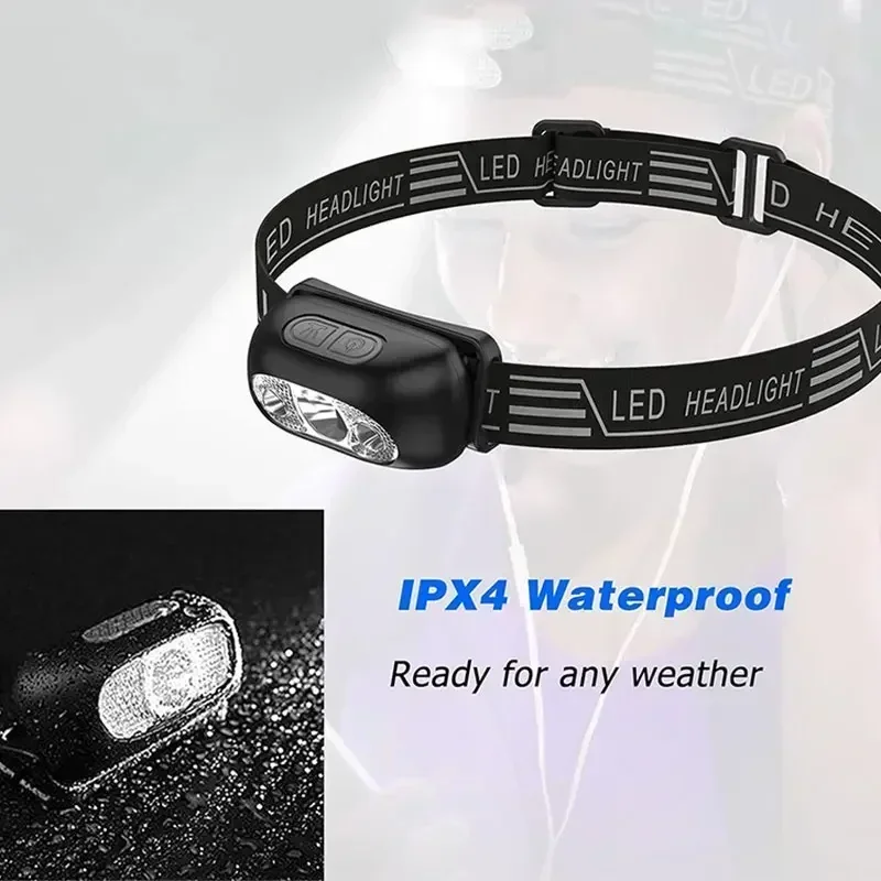 強力な光ヘッドランプミニ Led 夜釣り強力なトーチヘッドラ - Outdoor Lighting Sensor のレビューと価格