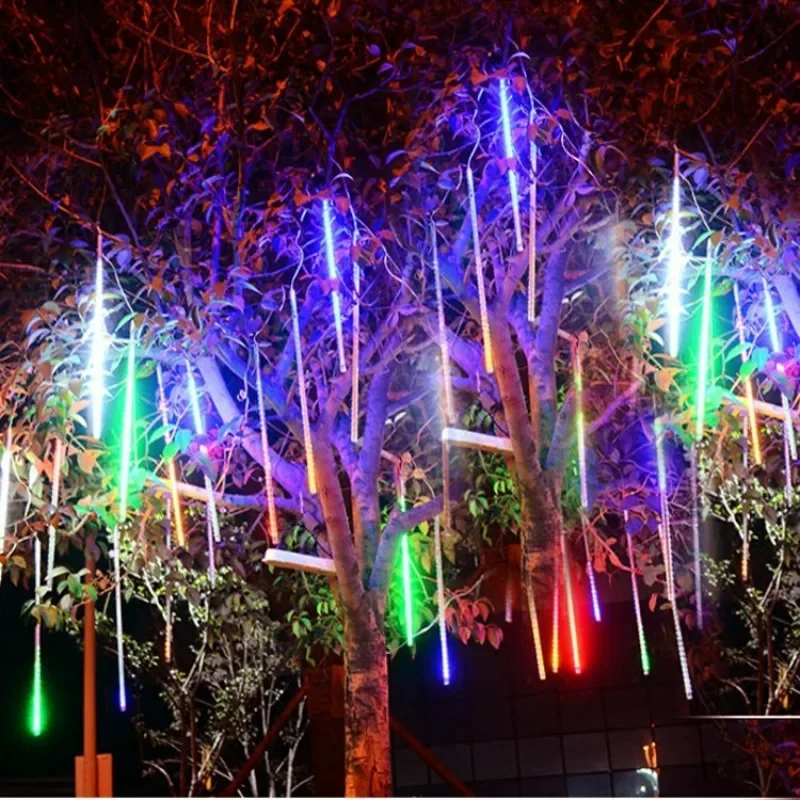 30 センチメートル/50 センチメートル防水流星雨雨 8  - Outdoor Lighting Tree のレビューと価格
