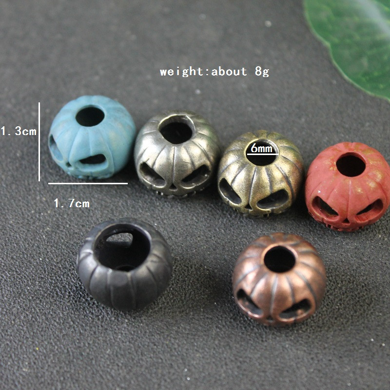 ハロウィンカボチャの頭蓋骨の顔ランタン EDC 真鍮ナイフビ - Outdoor Lighting Pendant のレビューと価格