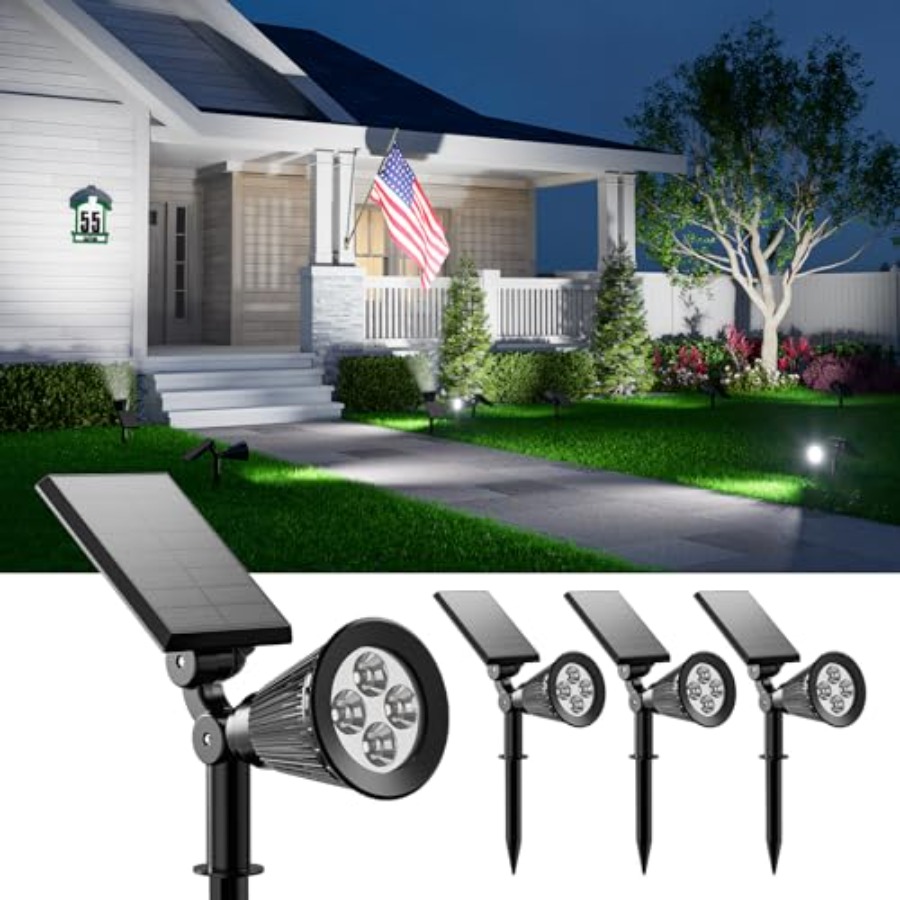 ソーラースポットライト 屋外防水ライト 木、彫像、花、植木鉢 - Outdoor Lighting Tree のレビューと価格