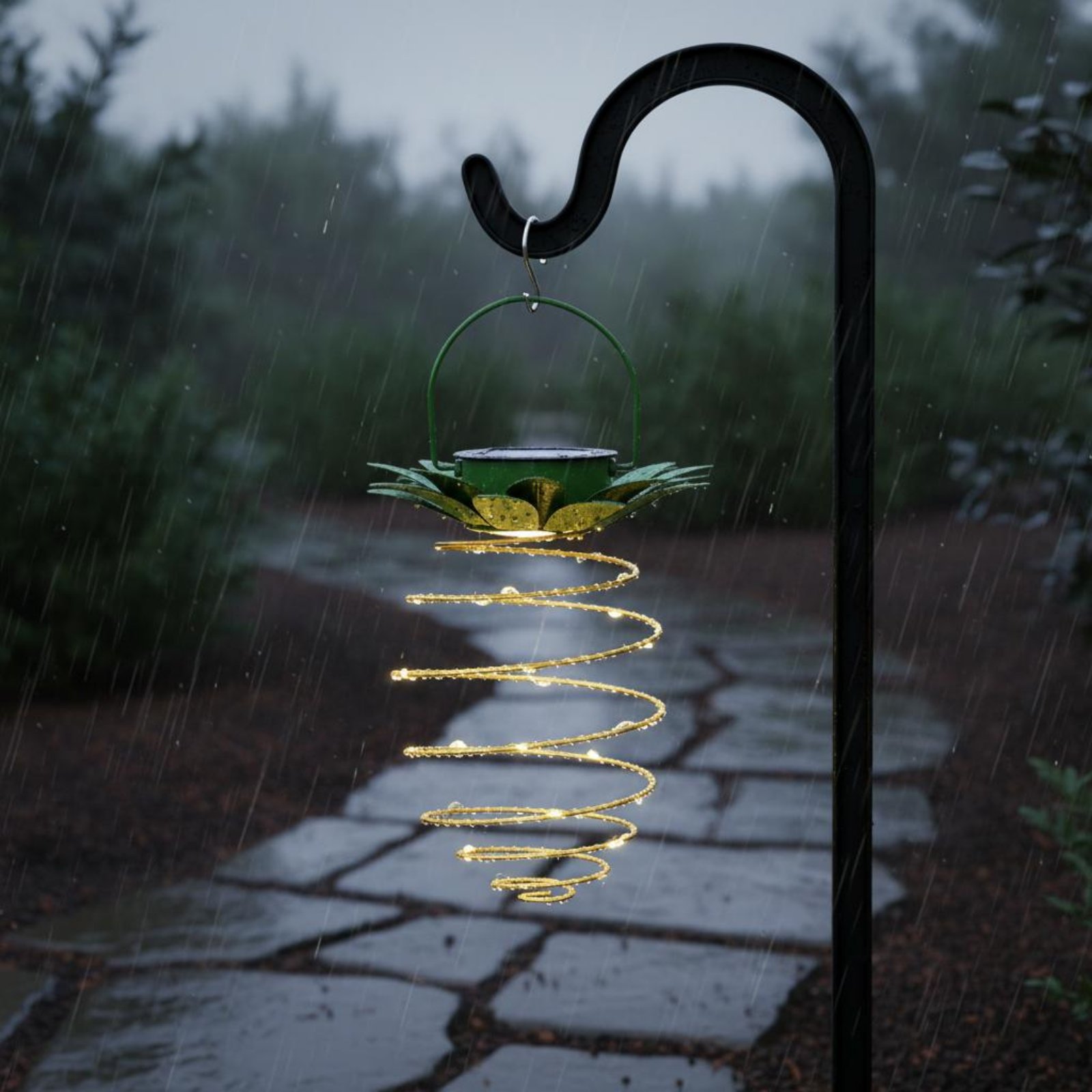 2個入り ソーラーパイナップルランプ 防水パイナップルハンギ - Outdoor Lighting Patio のレビューと価格