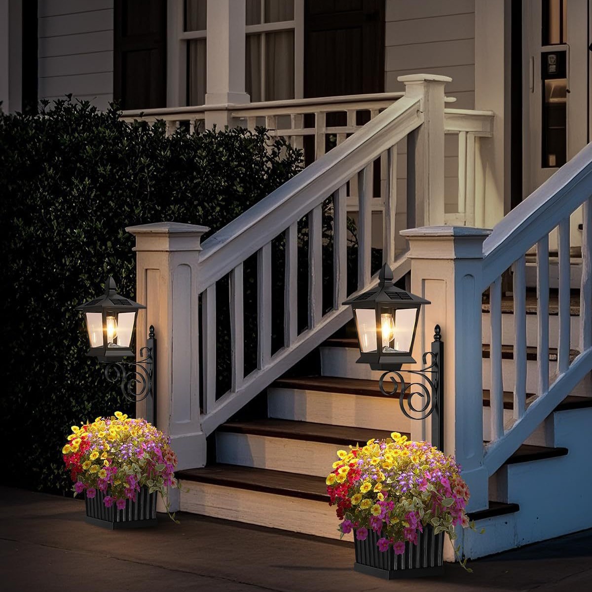 2 in 1 ソーラープランターランプ 防水 暖白色 屋外壁 - Outdoor Lighting Patio のレビューと価格