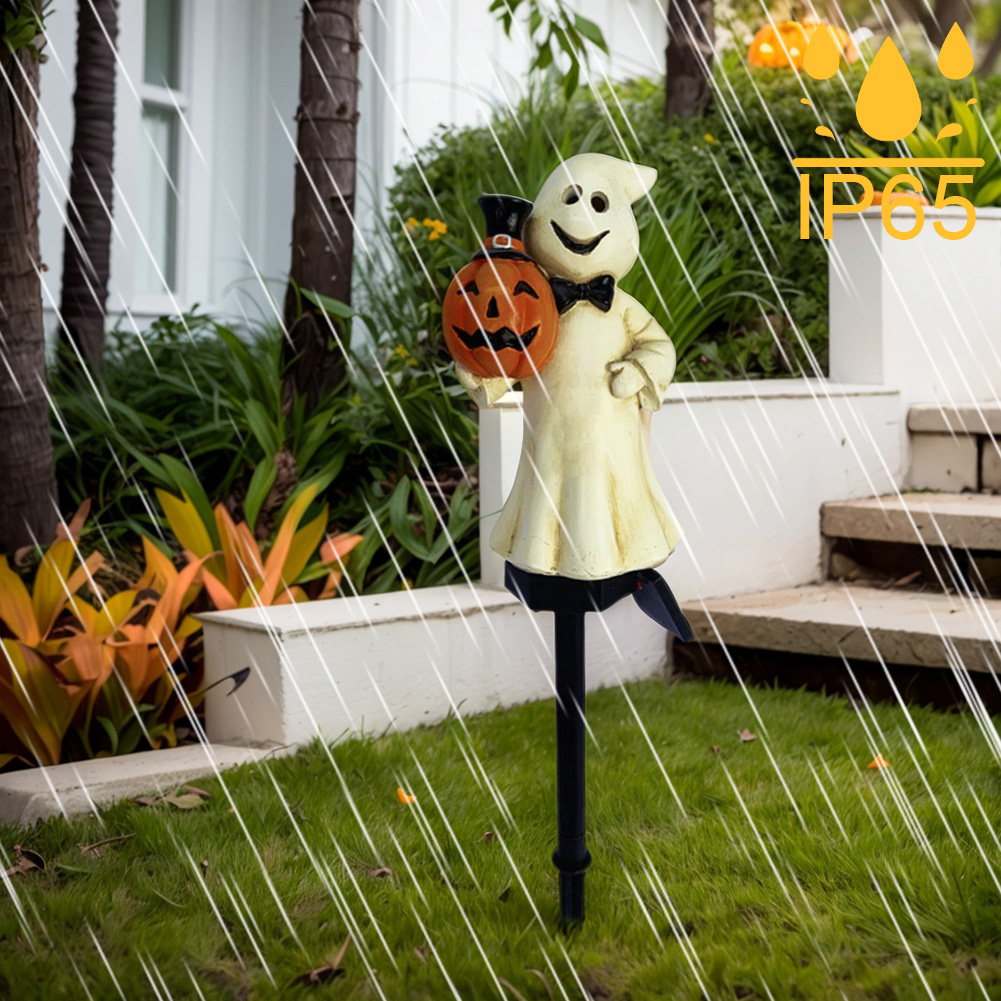 屋外ハロウィンゴーストパスウェイライト防水ハロウィンソーラー - Outdoor Lighting Pathway のレビューと価格