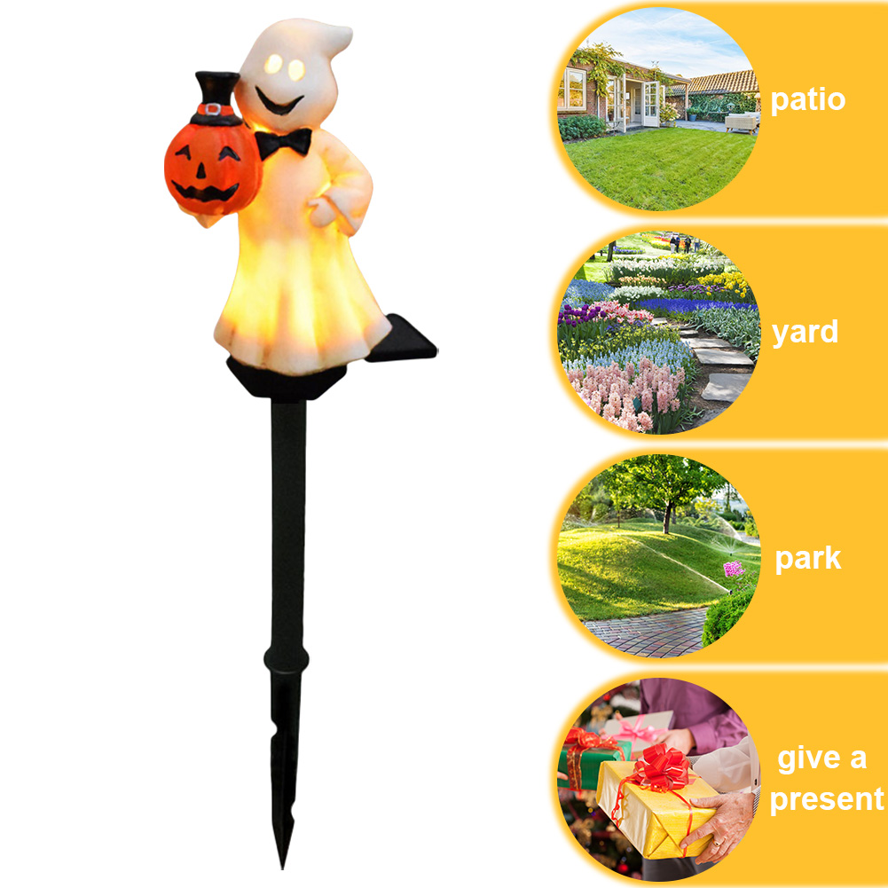 屋外ハロウィンゴーストパスウェイライト防水ハロウィンソーラー - Outdoor Lighting Pathway のレビューと価格