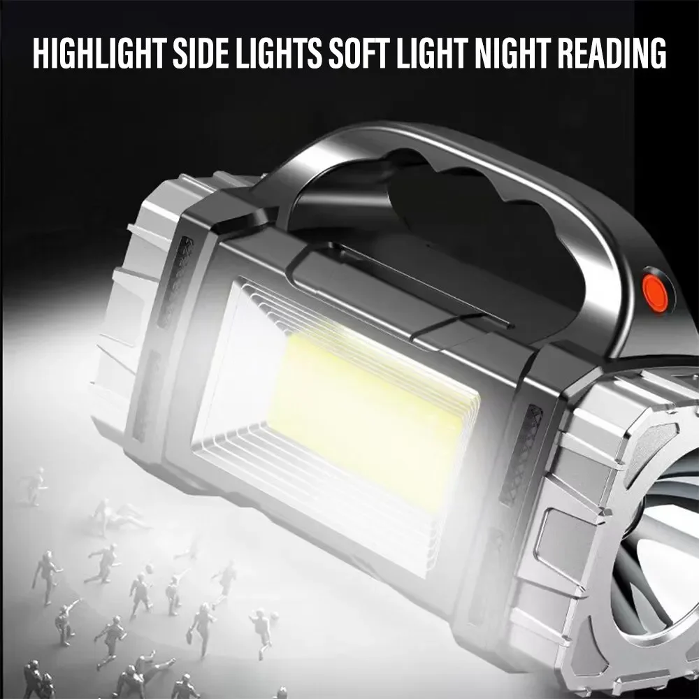 新しいアップグレード充電式ハイパワーソーラー LED 懐中電 - Outdoor Lighting Ideas のレビューと価格