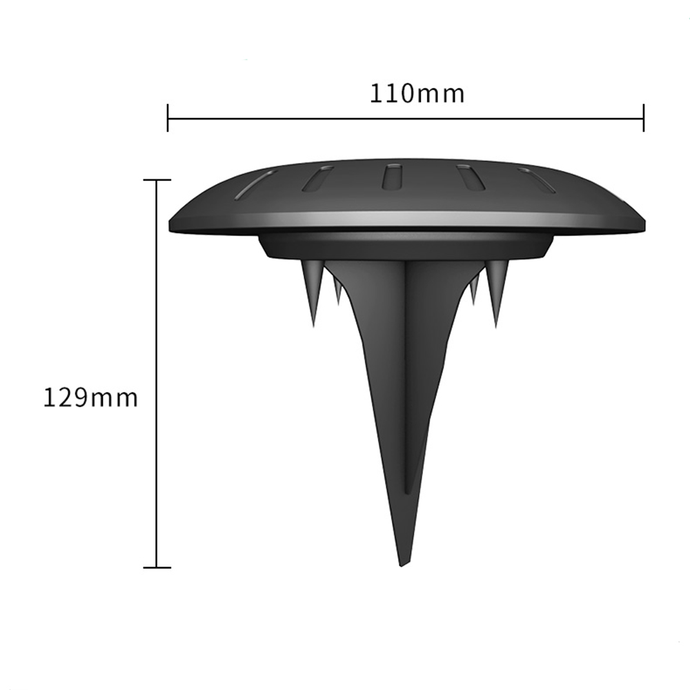 防水屋外ランプ,8個のカラフルなソーラーパワーを備えた8個の - Outdoor Lighting Under Deck のレビューと価格
