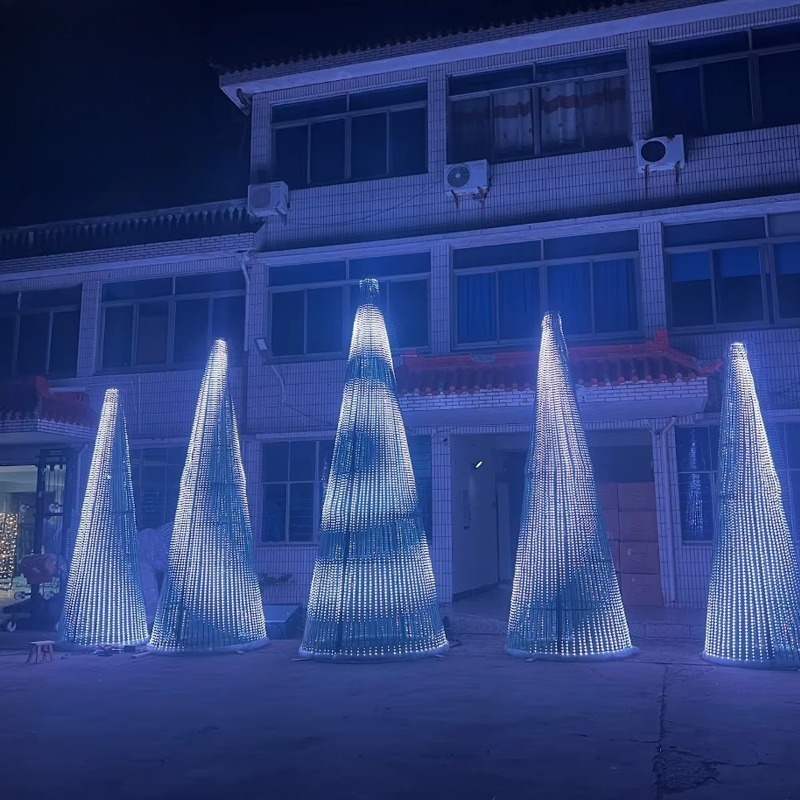 LEDクリスマスツリーライト 大型屋外防水 プログラム可能な - Outdoor Lighting Tree のレビューと価格