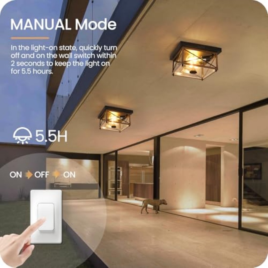 モーションセンサー付き屋外シーリングライト、屋外用フラッシュ - Outdoor Lighting Sensor のレビューと価格