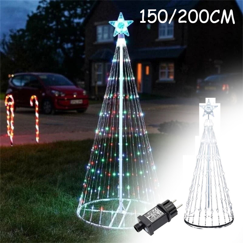 コントローラー付きLEDストリングライト,金属リング,クリス - Outdoor Lighting Tree のレビューと価格