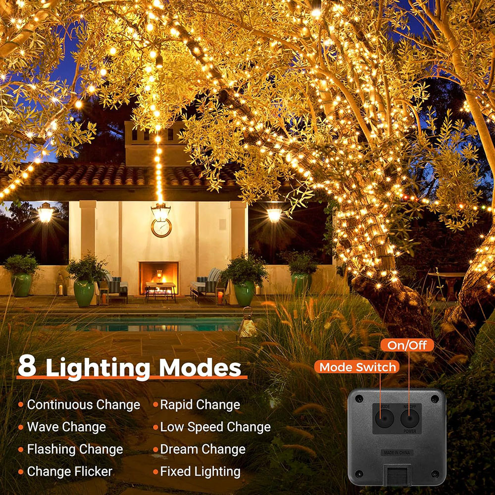 1 〜 4 個ソーラーストリングライト屋外防水 8 モードフ - Outdoor Lighting Driveway のレビューと価格