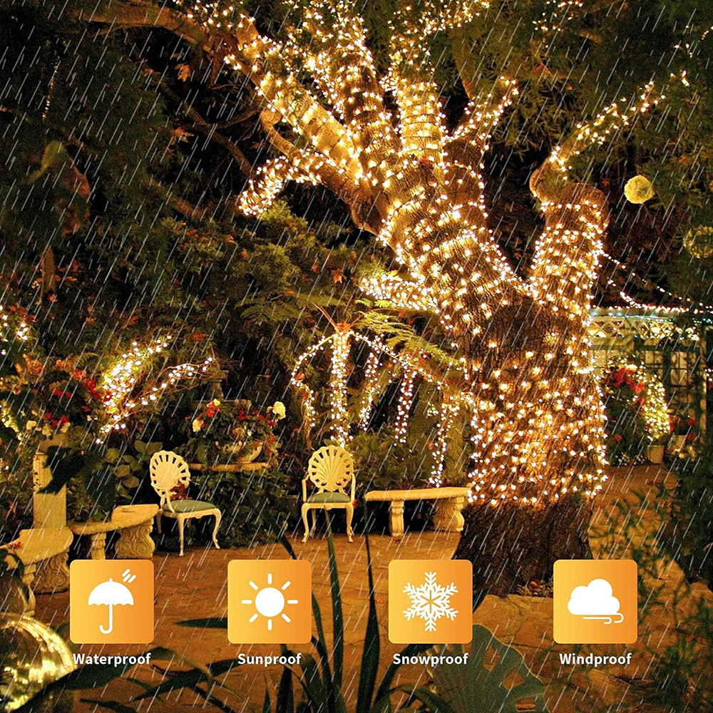 1 〜 4 個ソーラーストリングライト屋外防水 8 モードフ - Outdoor Lighting Driveway のレビューと価格
