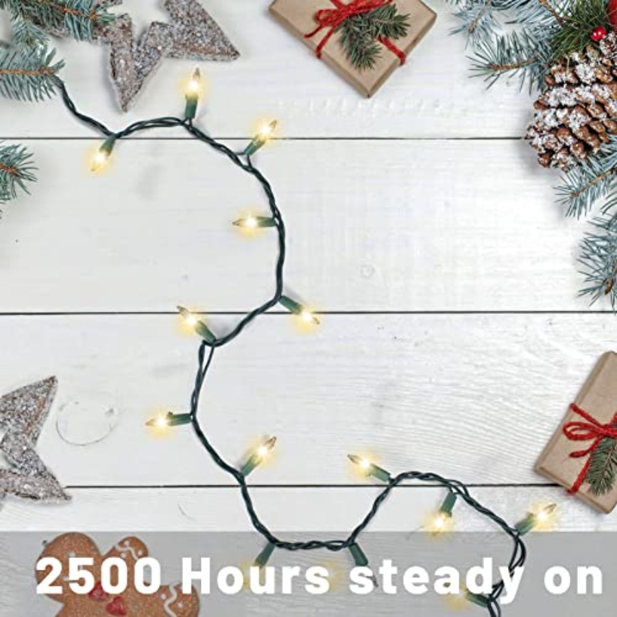 クリスマスツリー用ライト 20フィート ミニライト グリーン - Outdoor Lighting Tree のレビューと価格