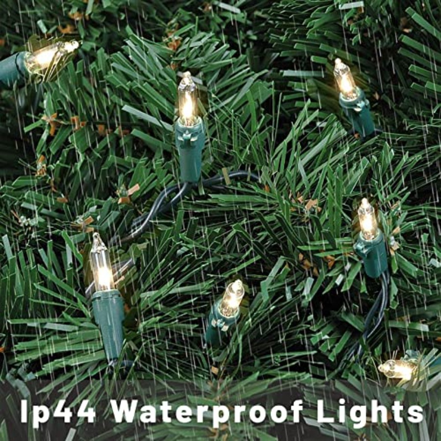 クリスマスツリー用ライト 20フィート ミニライト グリーン - Outdoor Lighting Tree のレビューと価格