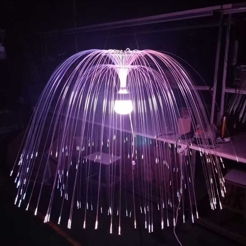 屋外防水吊り下げ式天井光ファイバーランプ クラゲランプ - Outdoor Lighting Under Roof のレビューと価格