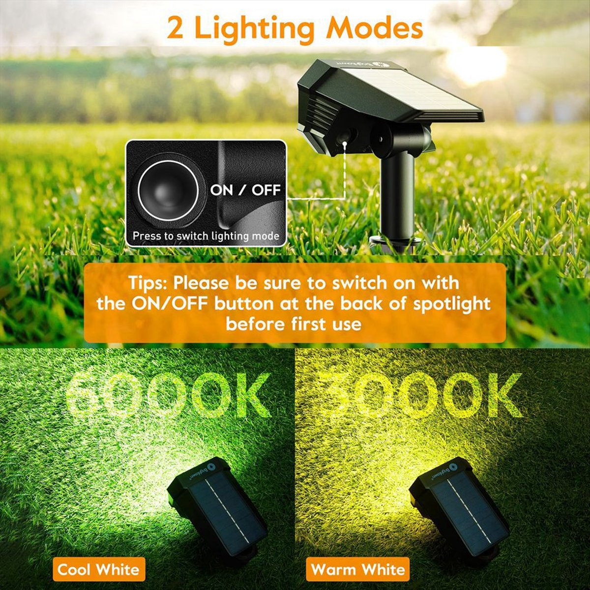 AA77 ソーラー芝生ライト防水グラウンドライト家庭用屋外ラ - Outdoor Lighting Tree のレビューと価格