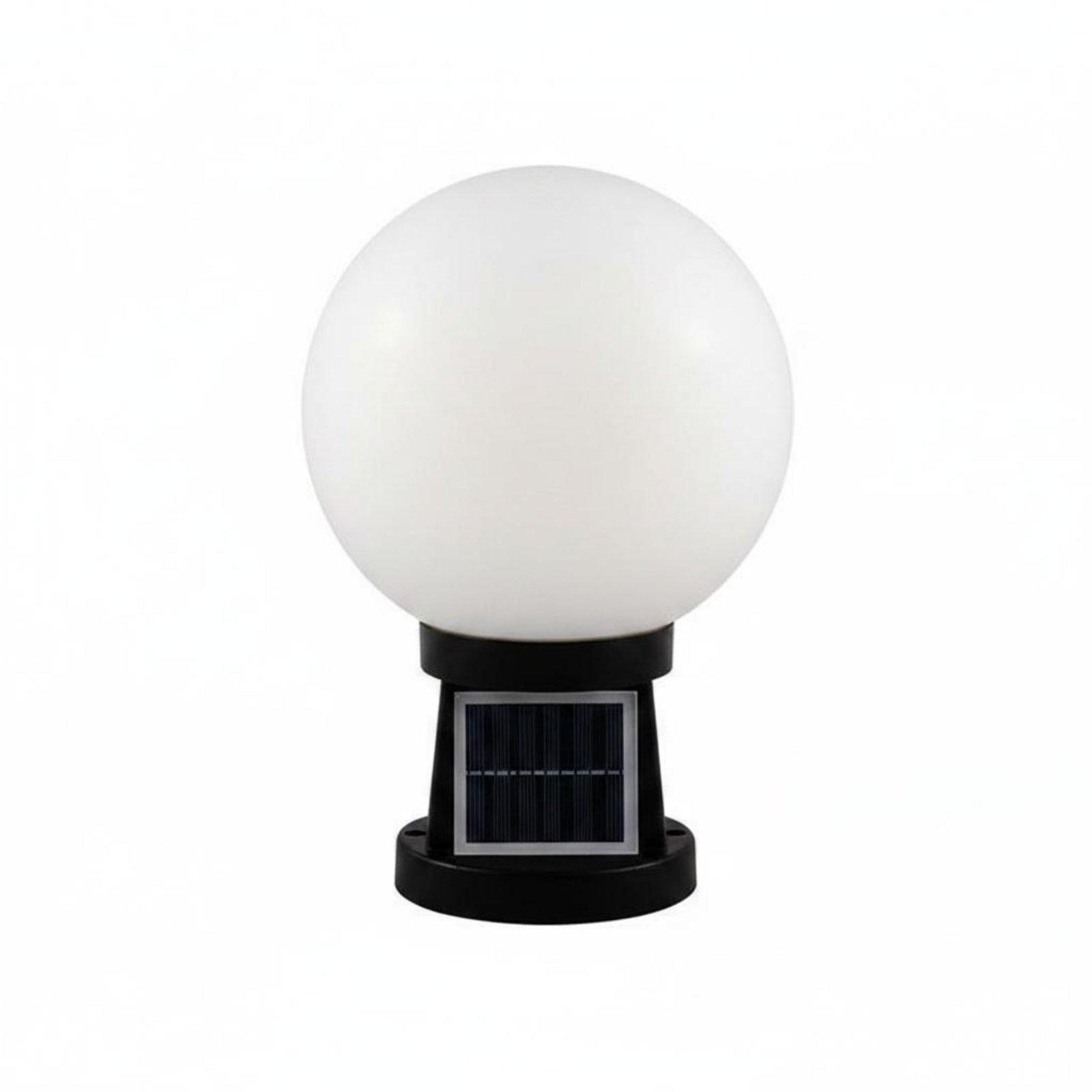 夕暮れから夜明けまで使える屋外照明ランプ 球形ソーラーポスト - Outdoor Lighting Pathway のレビューと価格